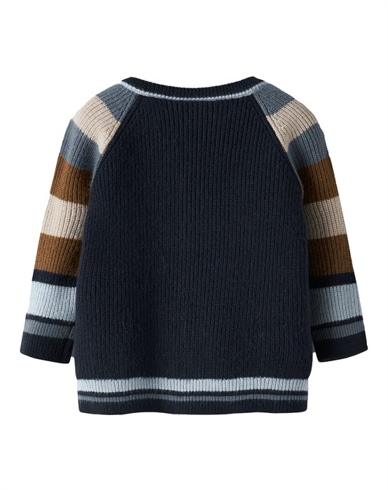 NBMSand LS Strik Cardigan - Navy Blazer